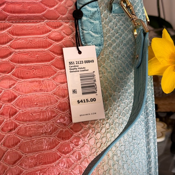 Brahmin Caroline Daylily Volute new w tags - Picture 4 of 6